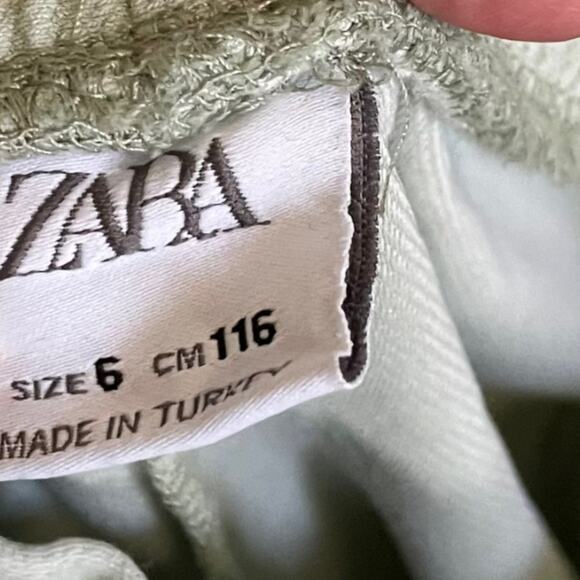 ZARA Women's Light Green Comfortable Summer Dress Straight Pants Size 6 - Picture 3 of 5